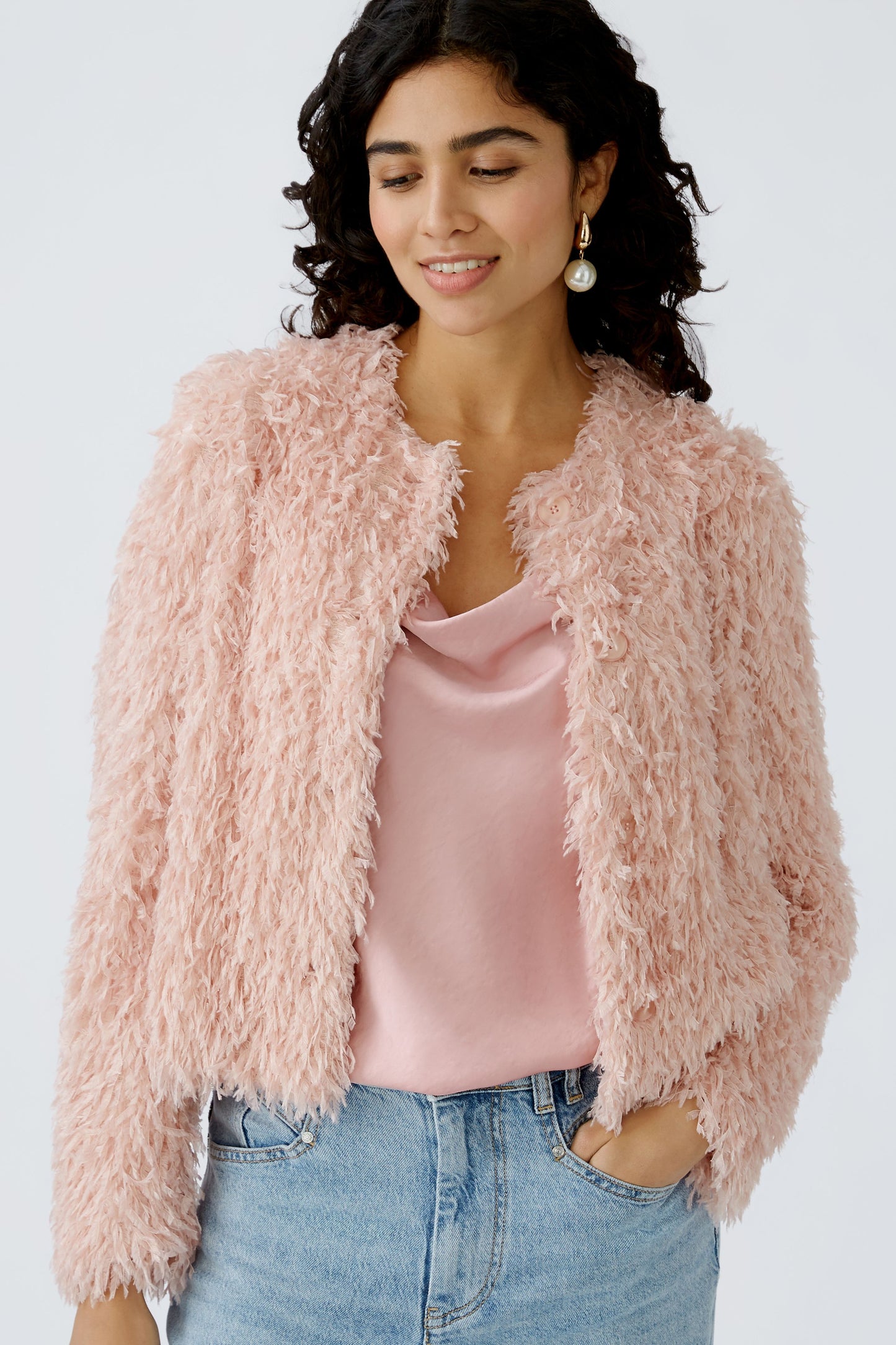 Oui Pale Mauve Jacket