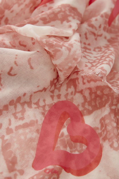 Oui Rose/Red Amore Scarf