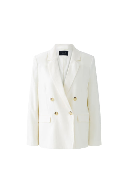 Oui Champagne Double Breasted Blazer