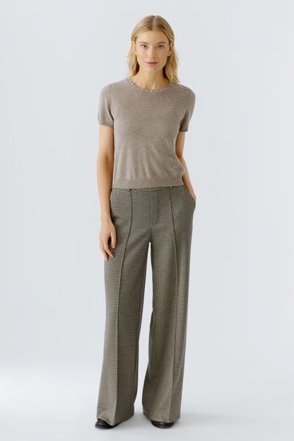 Oui Smokey Taupe Decorative Stone Jumper