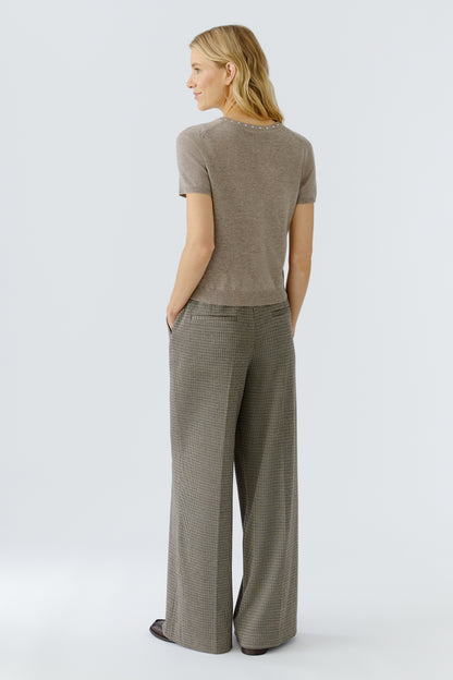 Oui Smokey Taupe Decorative Stone Jumper