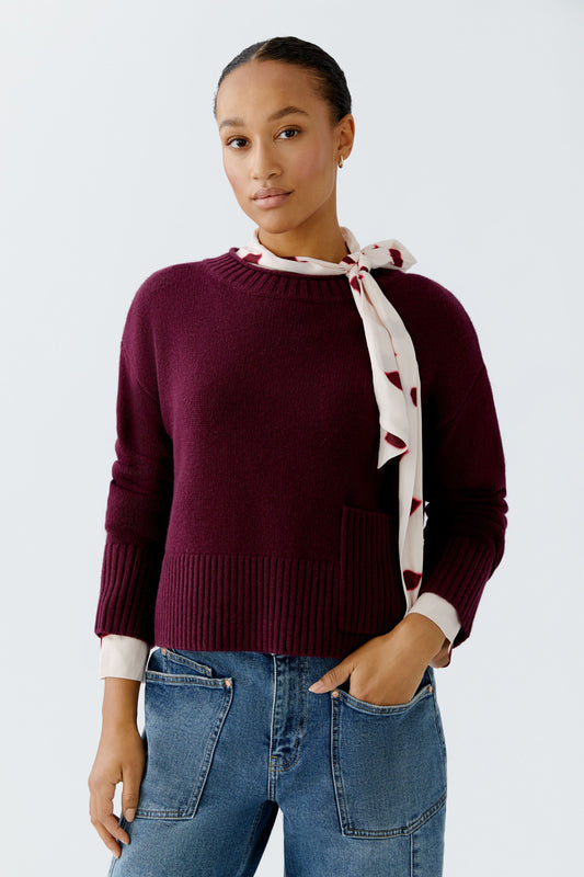 Oui Bramble Berry Patch Pocket Jumper