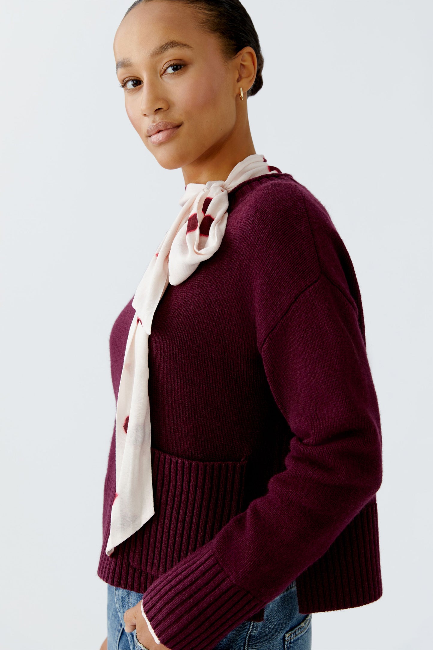Oui Bramble Berry Patch Pocket Jumper