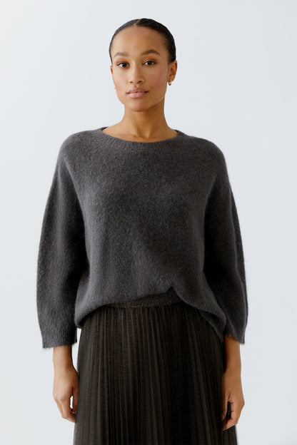 Oui Espresso Oversized Jumper