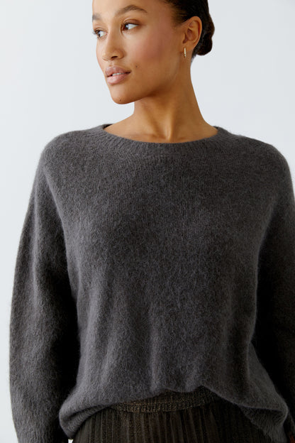 Oui Espresso Oversized Jumper