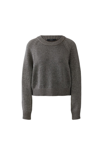 Oui Taupe Sparkle Jumper