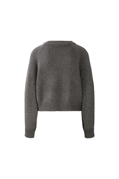 Oui Taupe Sparkle Jumper