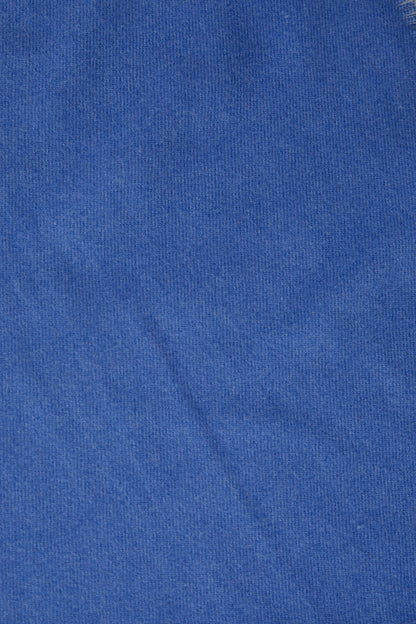 Oui Blue Fringe Edge Scarf