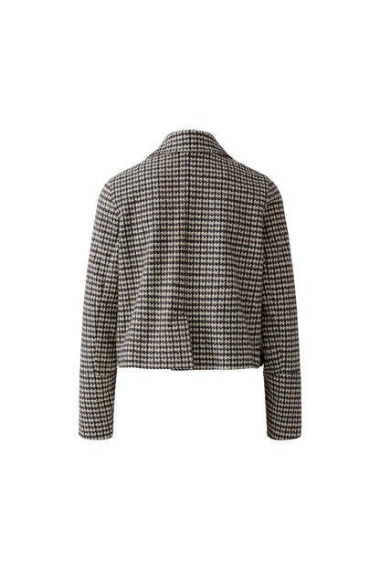 Oui Lt Stone/Brown Houndstooth Jacket