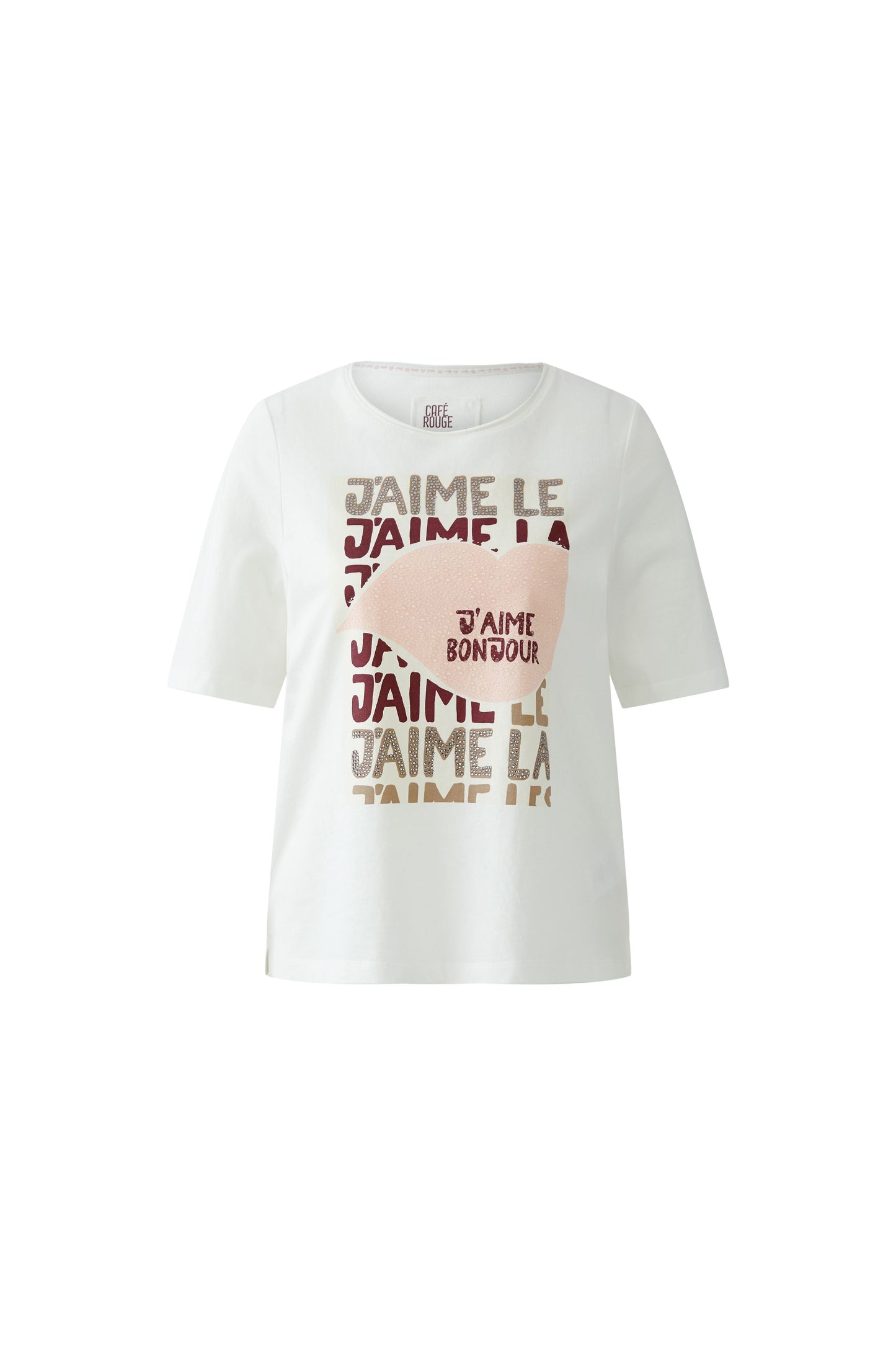 Oui Cloud Dancer J'aime Bonjour T-Shirt