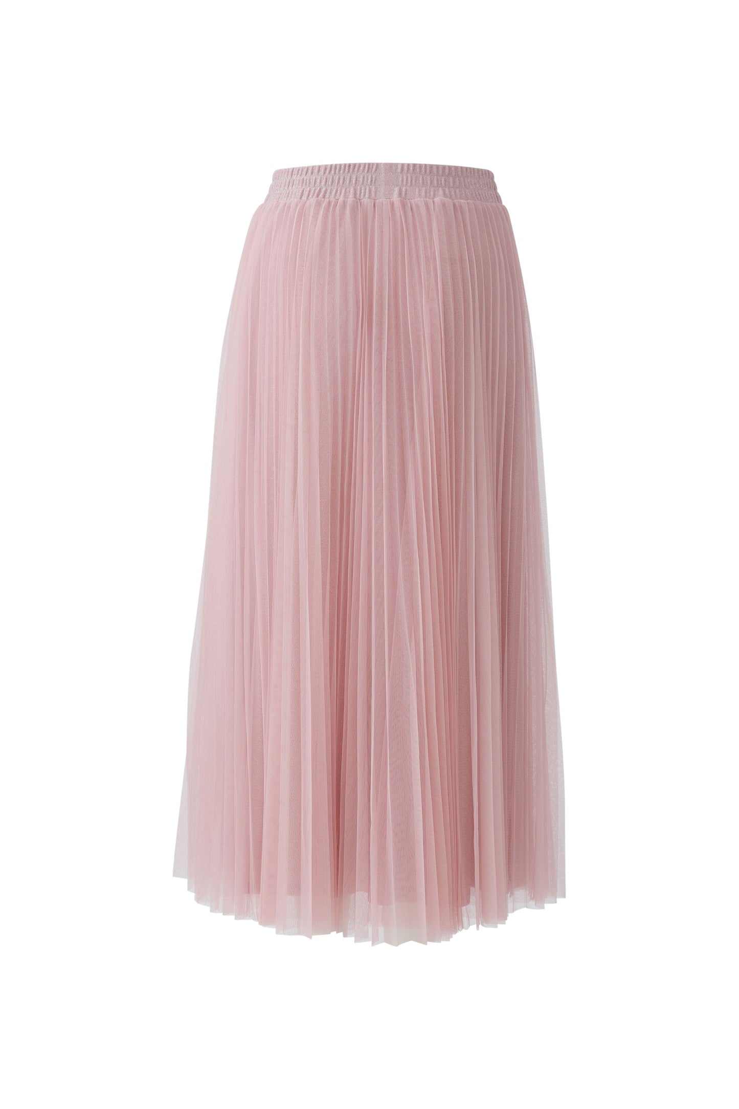 Oui Bleached Mauve Pleated Sparkle Skirt