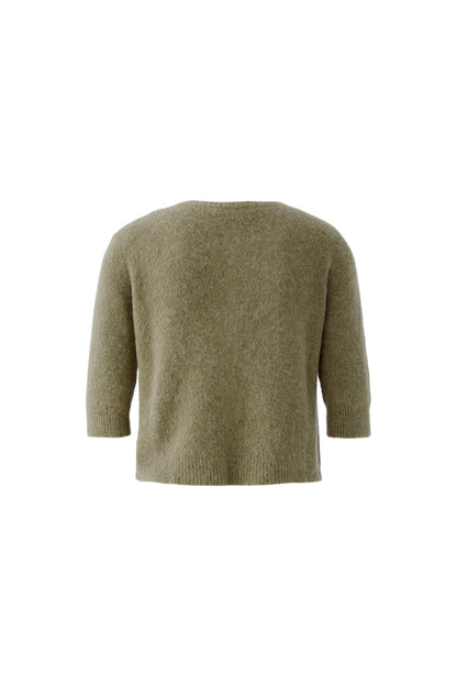 Oui Green Garden Cardigan