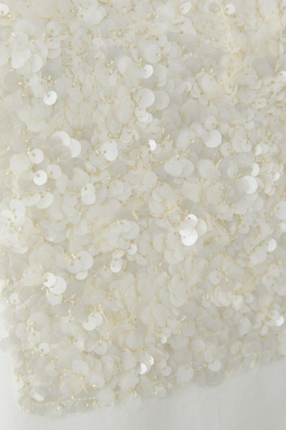 Oui Cloud Dancer Sequin T-Shirt