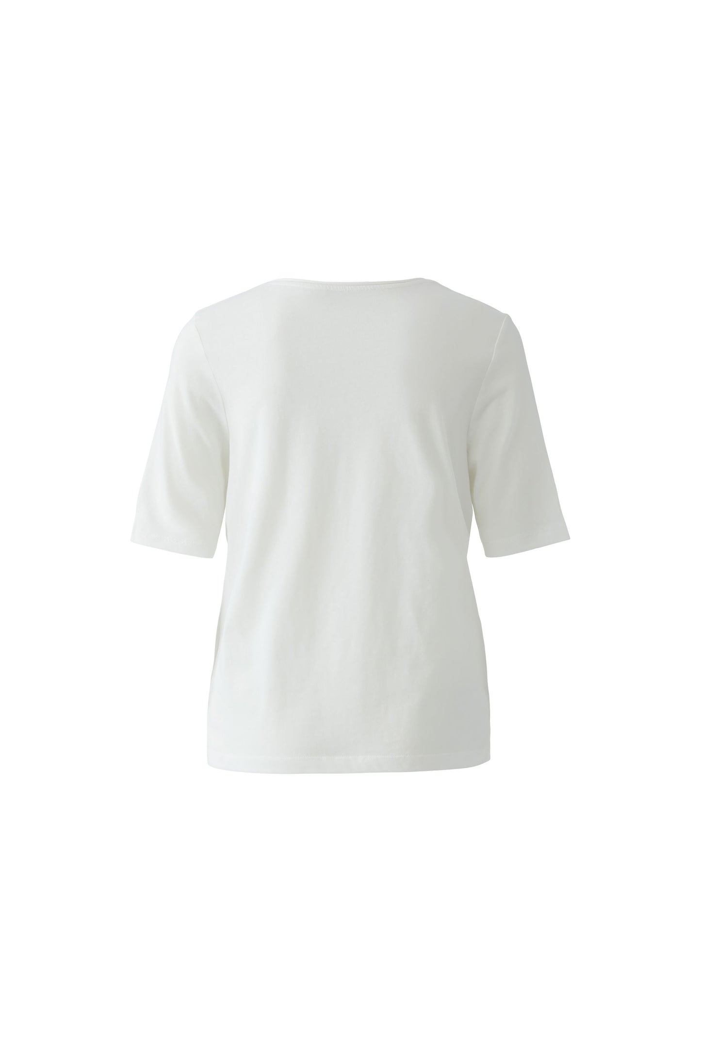 Oui Cloud Dancer Lady Print T-Shirt