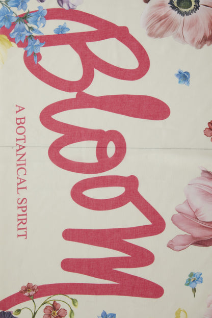 Oui Rose/Red Floral Print Scarf