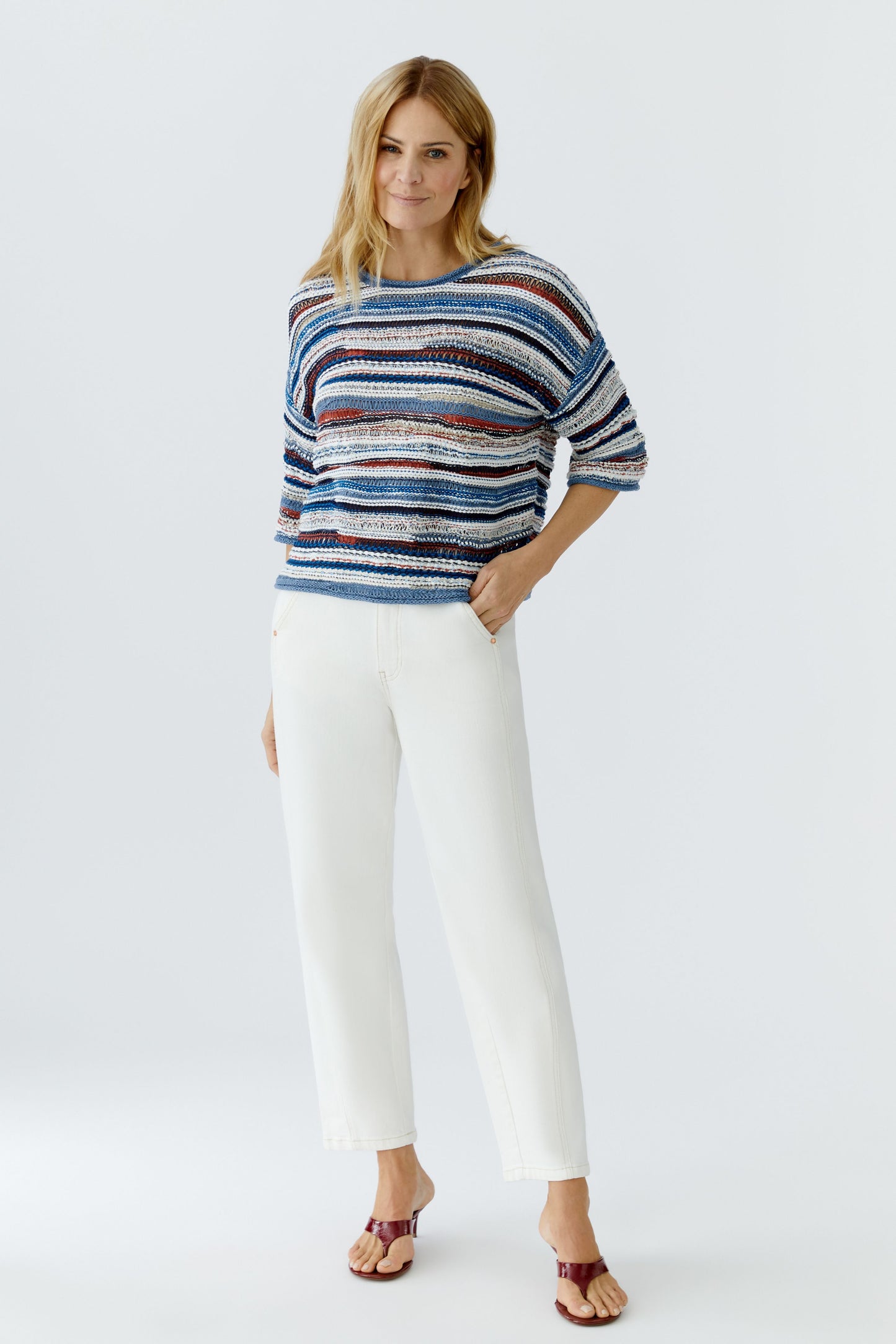 Oui Cloud Dancer Jeans