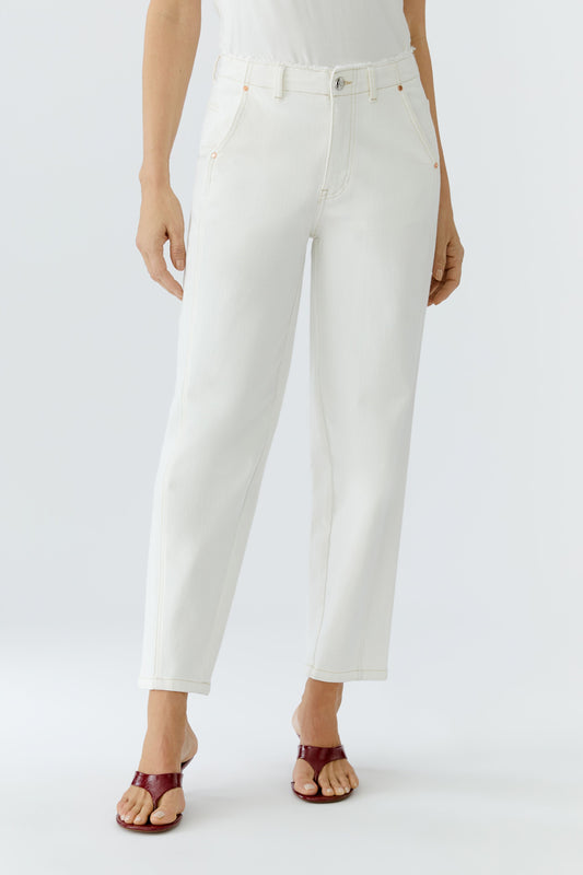 Oui Cloud Dancer Jeans