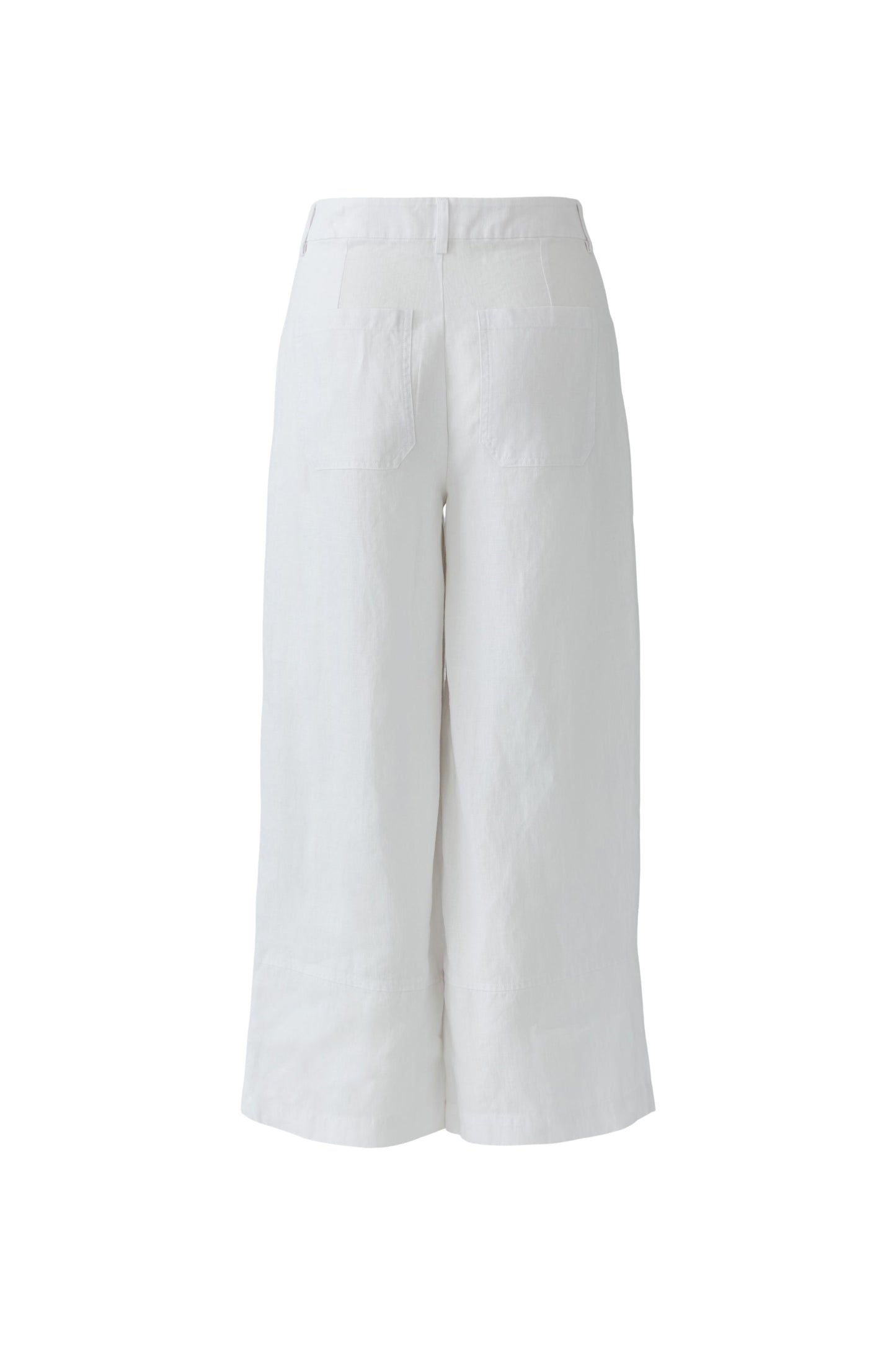 Oui Optic White Linen Culotte