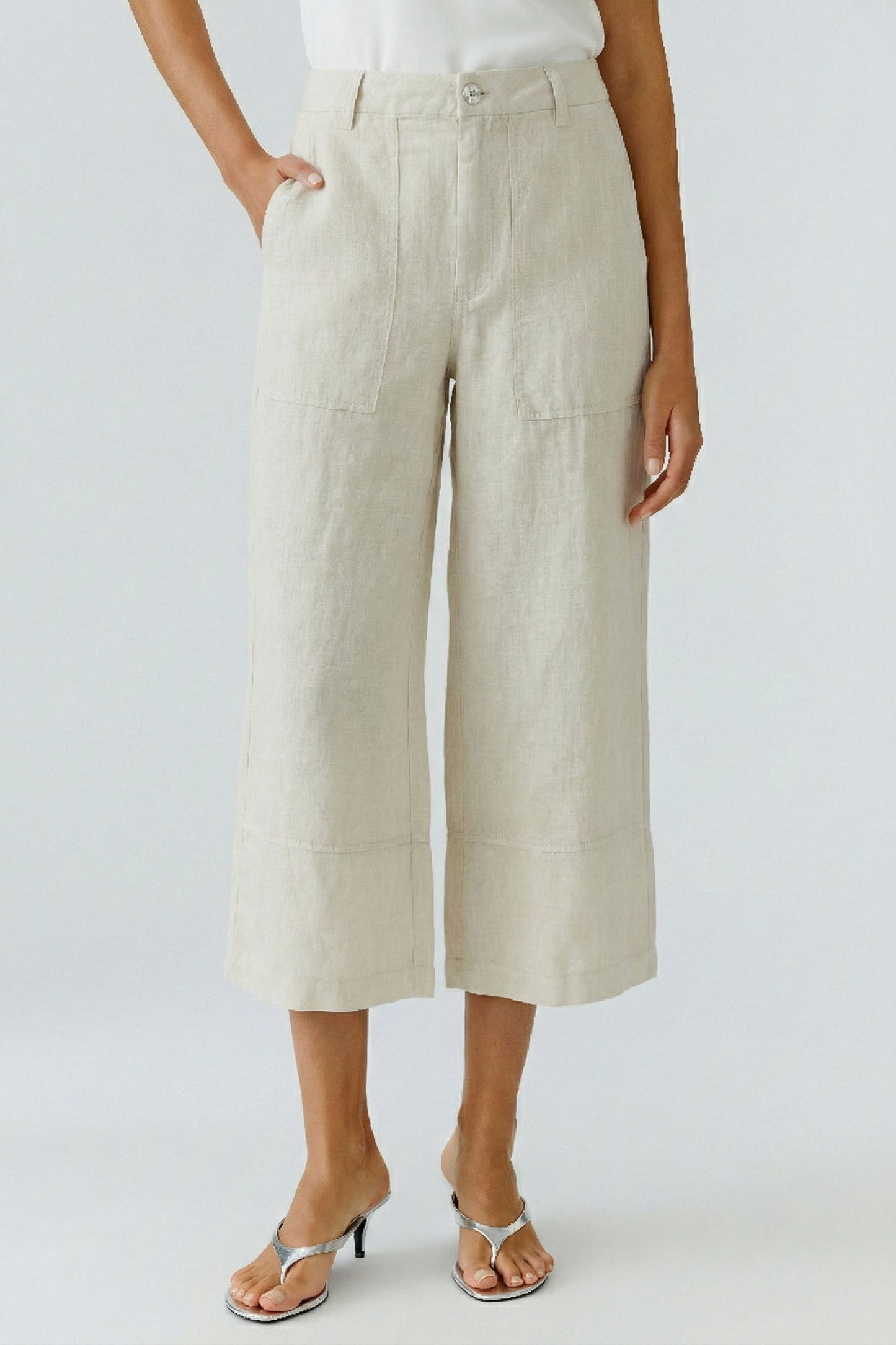 Oui Biscuit Linen Culotte