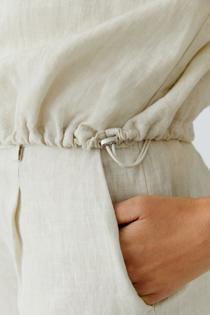 Oui Biscuit Linen Jacket