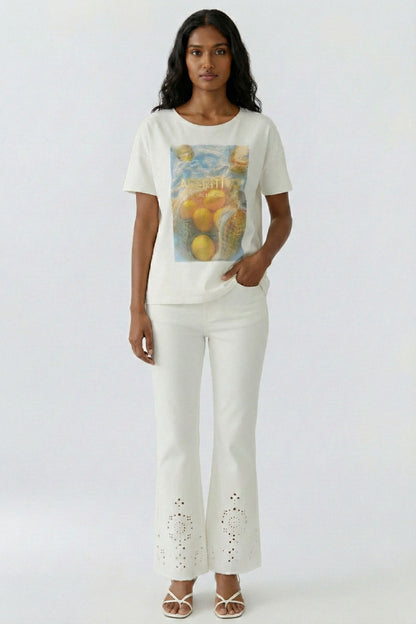 Oui Cloud Dancer Aperitivo T-Shirt