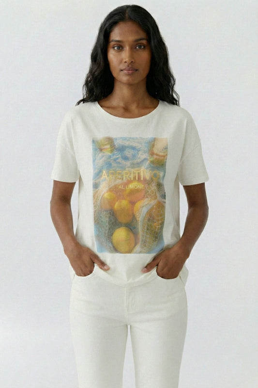 Oui Cloud Dancer Aperitivo T-Shirt