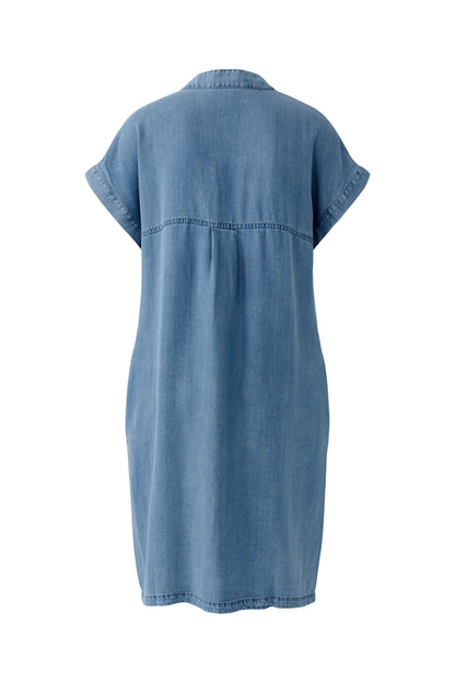 Oui Dark Blue Denim Dress
