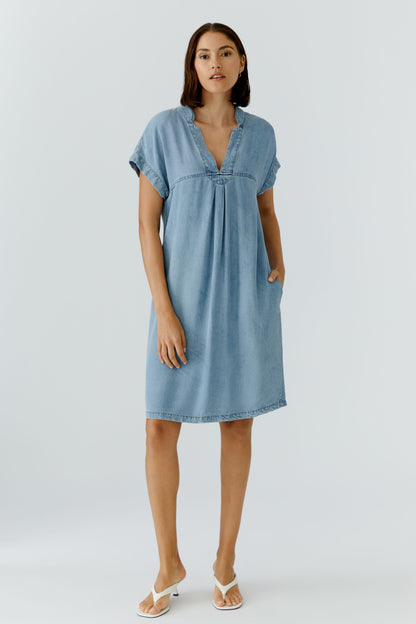 Oui Dark Blue Denim Dress