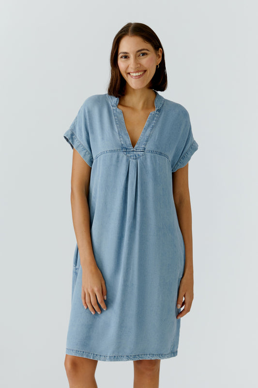 Oui Dark Blue Denim Dress