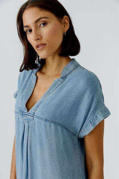 Oui Dark Blue Denim Dress
