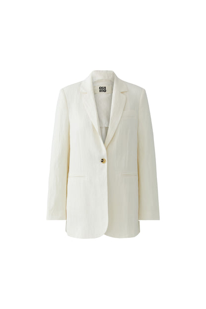 Oui Eggnog Blazer