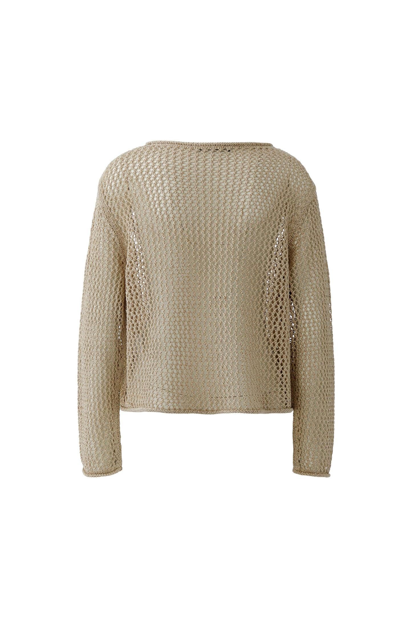 Oui Biscuit Open Knit Jumper