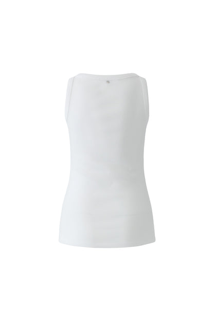 Oui Optic White Vest Top