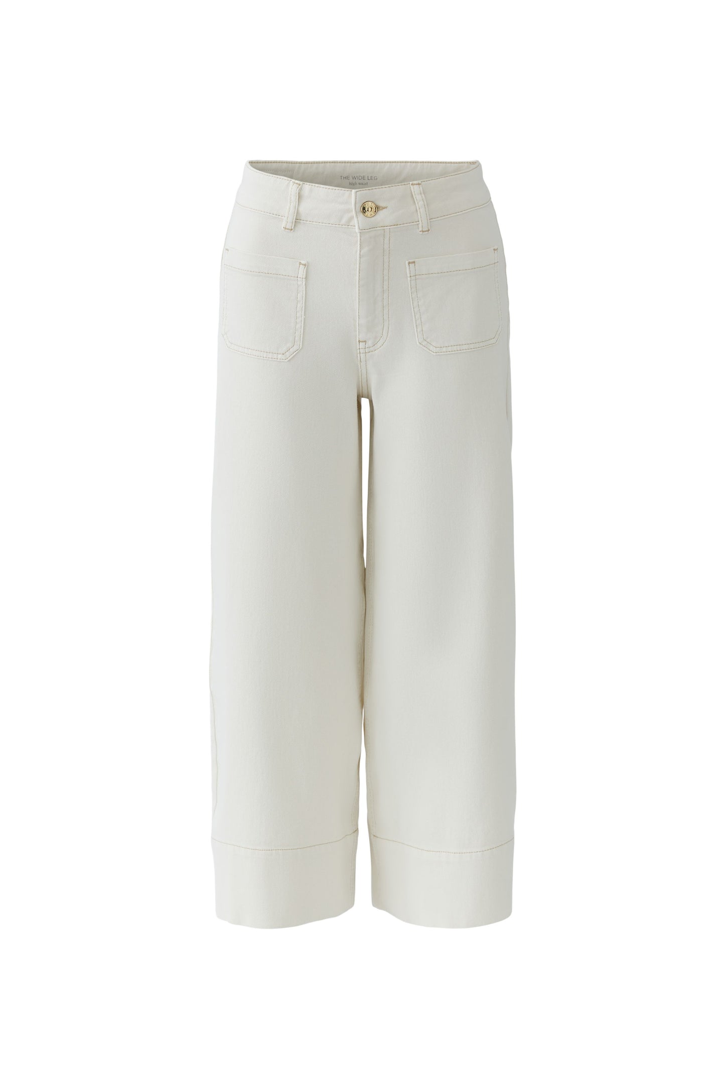 Oui Eggnog Wide Leg Jeans
