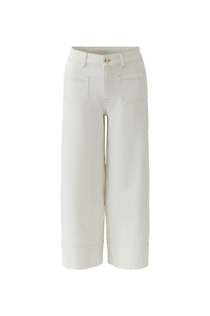 Oui Eggnog Wide Leg Jeans
