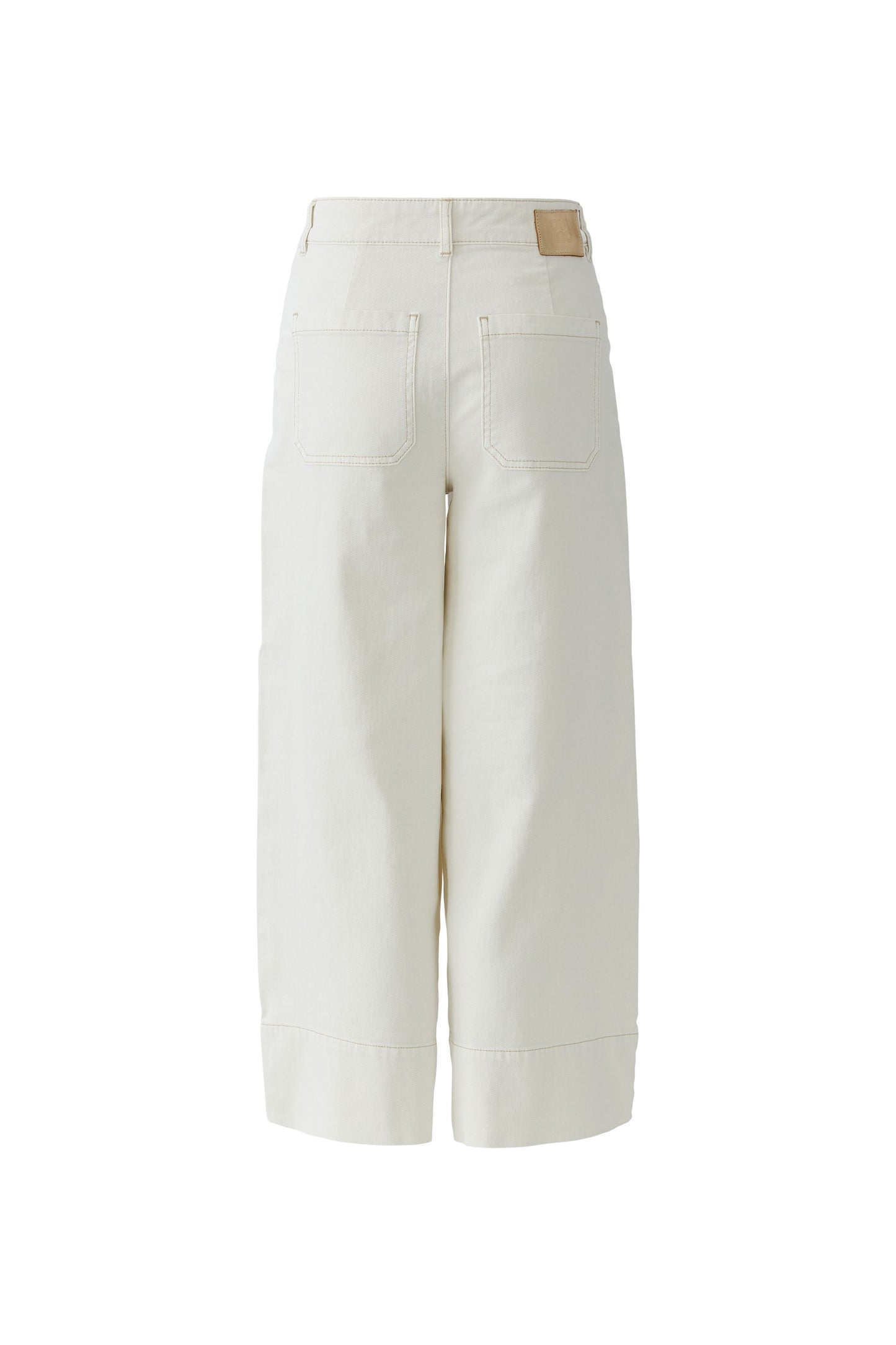 Oui Eggnog Wide Leg Jeans