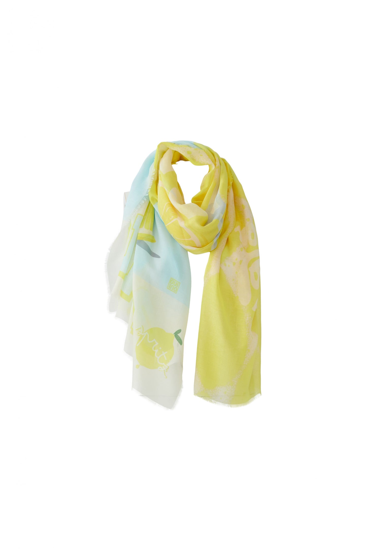 Oui Yellow/Green Aperitivo Scarf
