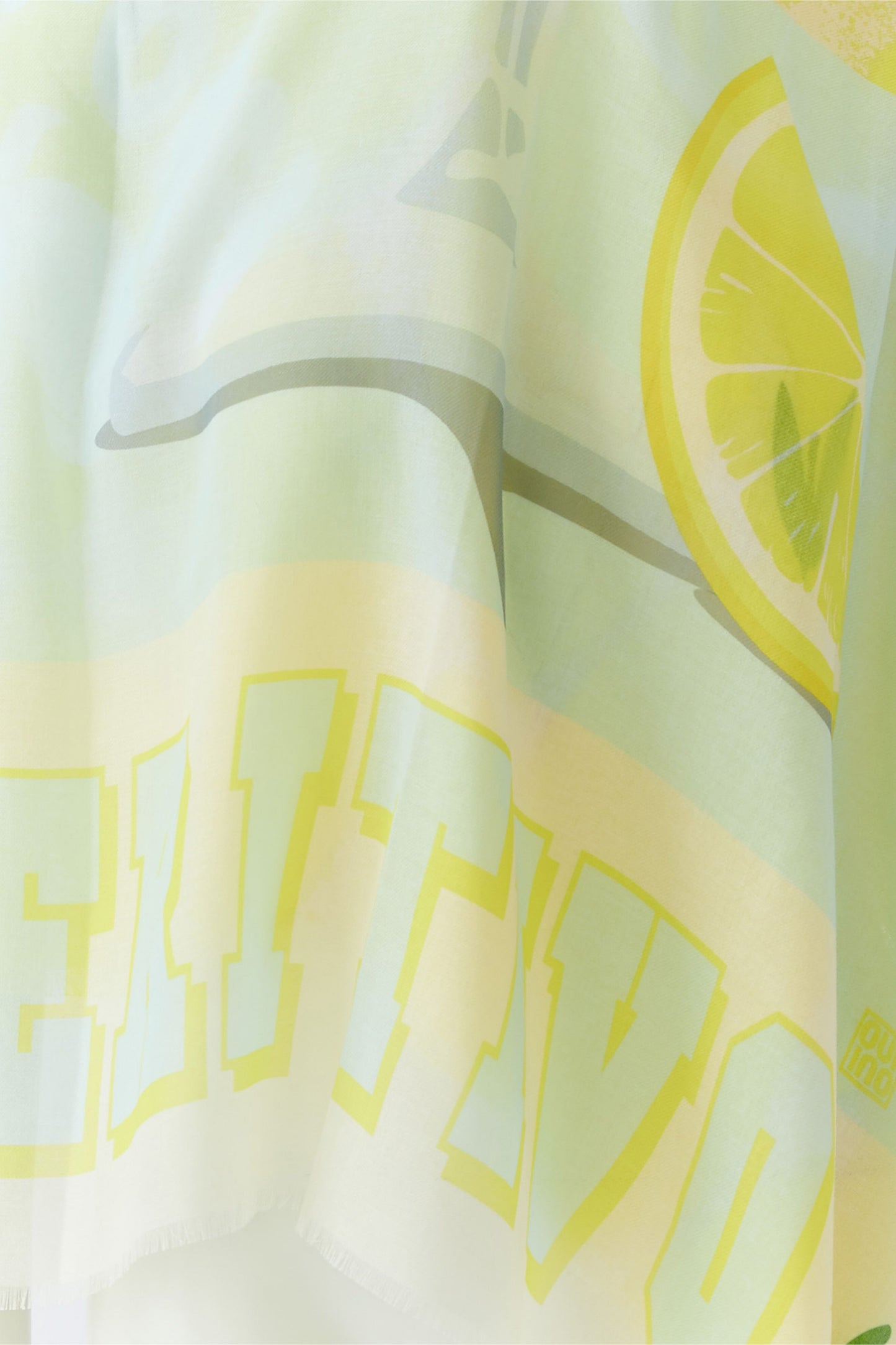 Oui Yellow/Green Aperitivo Scarf