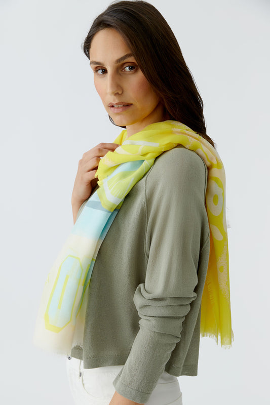 Oui Yellow/Green Aperitivo Scarf