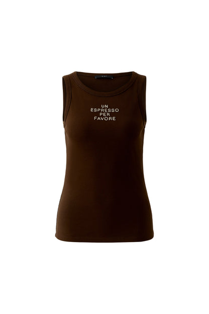 Oui Demitasse Espresso Vest Top