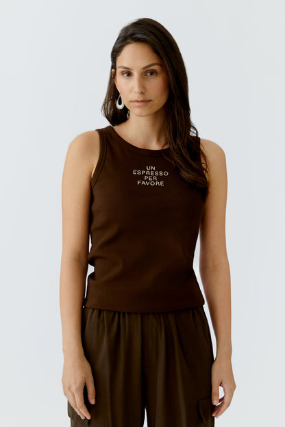 Oui Demitasse Espresso Vest Top
