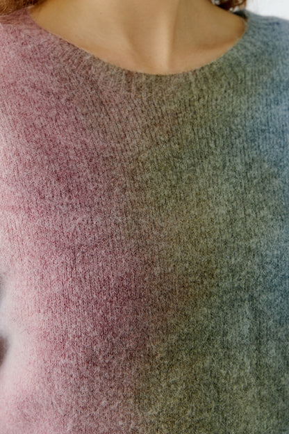 Oui Khaki/Multi Colour Jumper