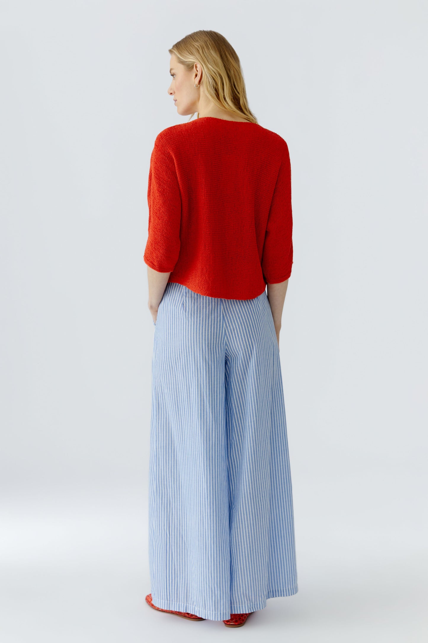 Oui Red Alert Batwing Jumper