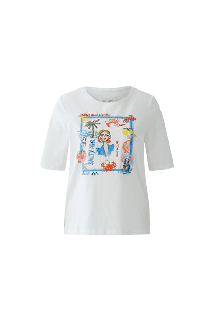 Oui Optic White Beach Life T-Shirt