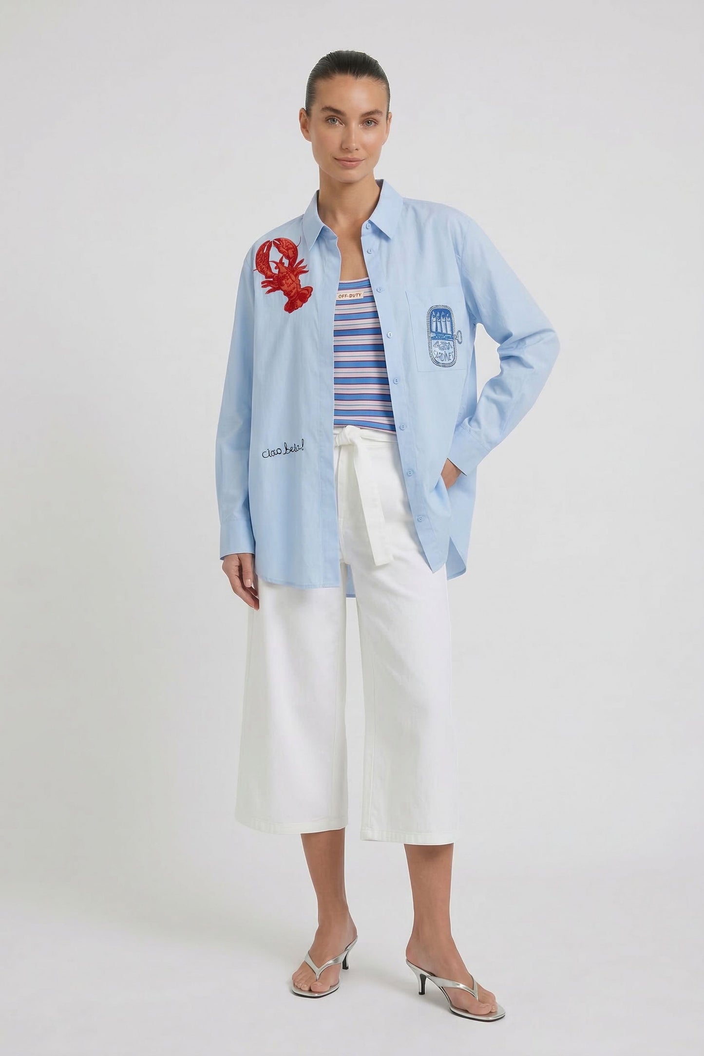 Oui Kentucky Blue/Red Lobster Shirt