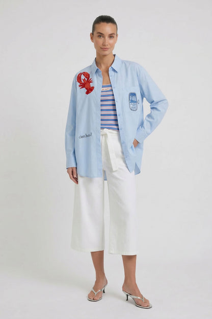 Oui Kentucky Blue/Red Lobster Shirt
