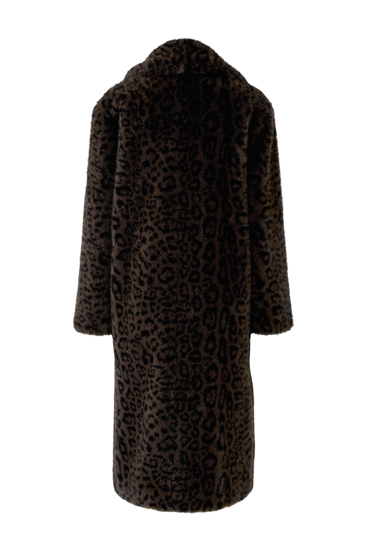 Oui Dk Brown/Grey/Black Animal Coat