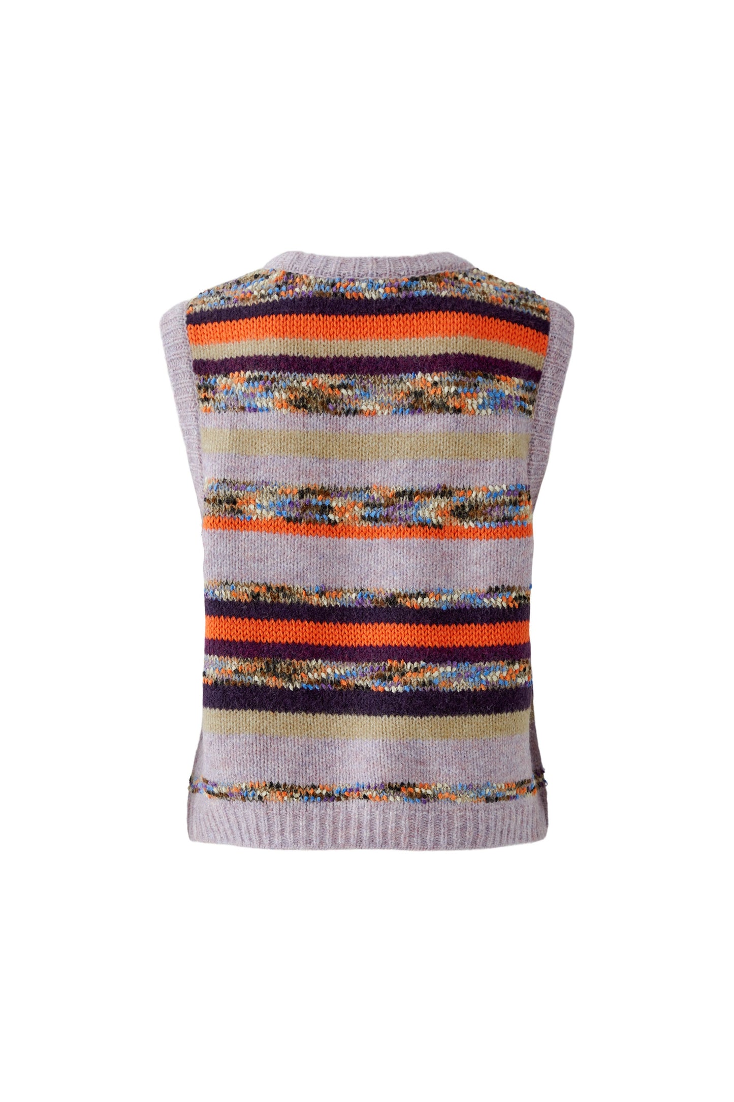 Oui Lilac/Camel Stripe Slipover