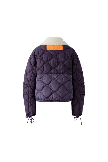 Oui Dark Violet/Blue Reversible Jacket