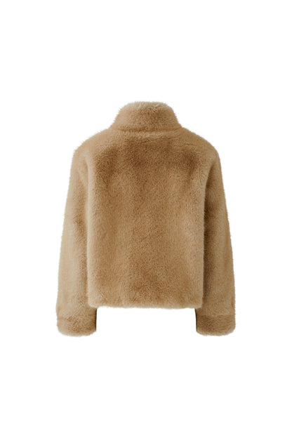 Oui Sweet/Maple Faux Fur Jacket